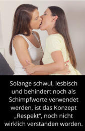 Lesben küssen sich