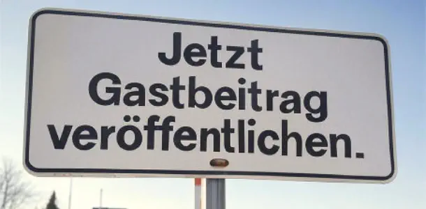 Gastbeitrag kostenlos veröffentlichen